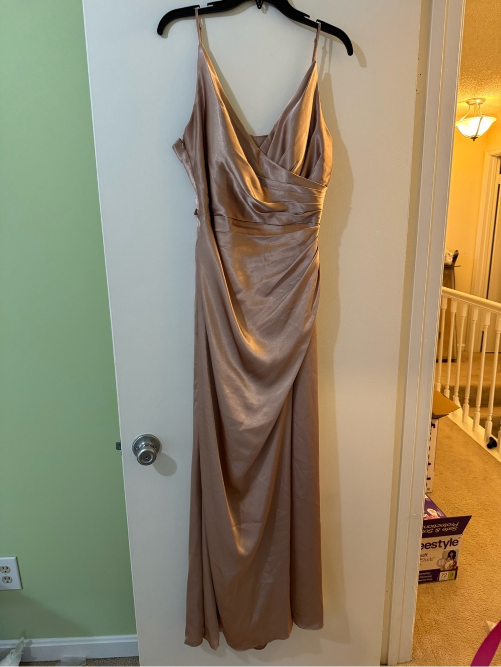 Elegant Satin Maxi Dress